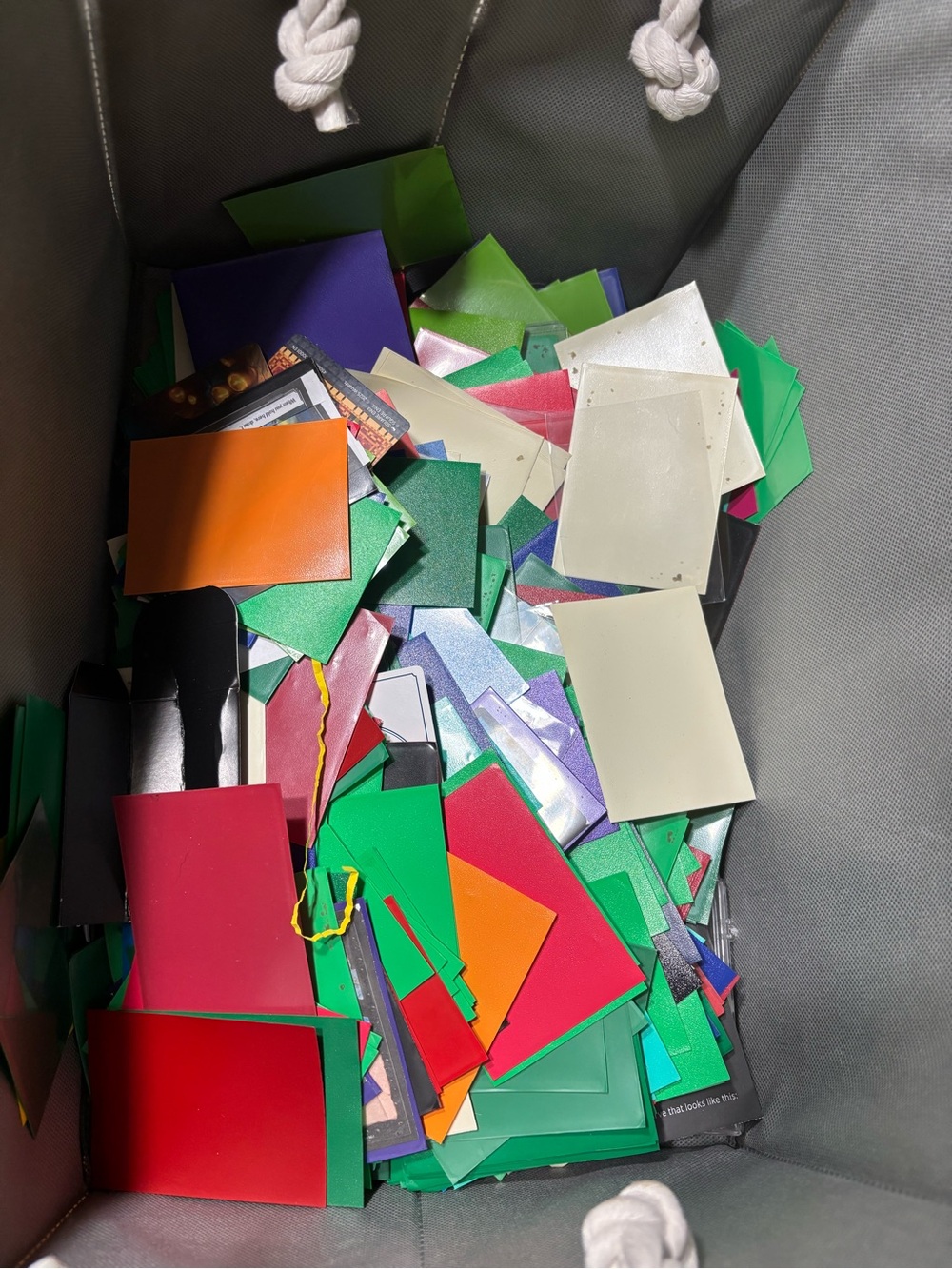 Assorted Color trading card sleeves -random  Accessory Sample Pack - Multicolor